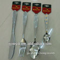 Supermarket hot sell stainless steel cutlery with hang card